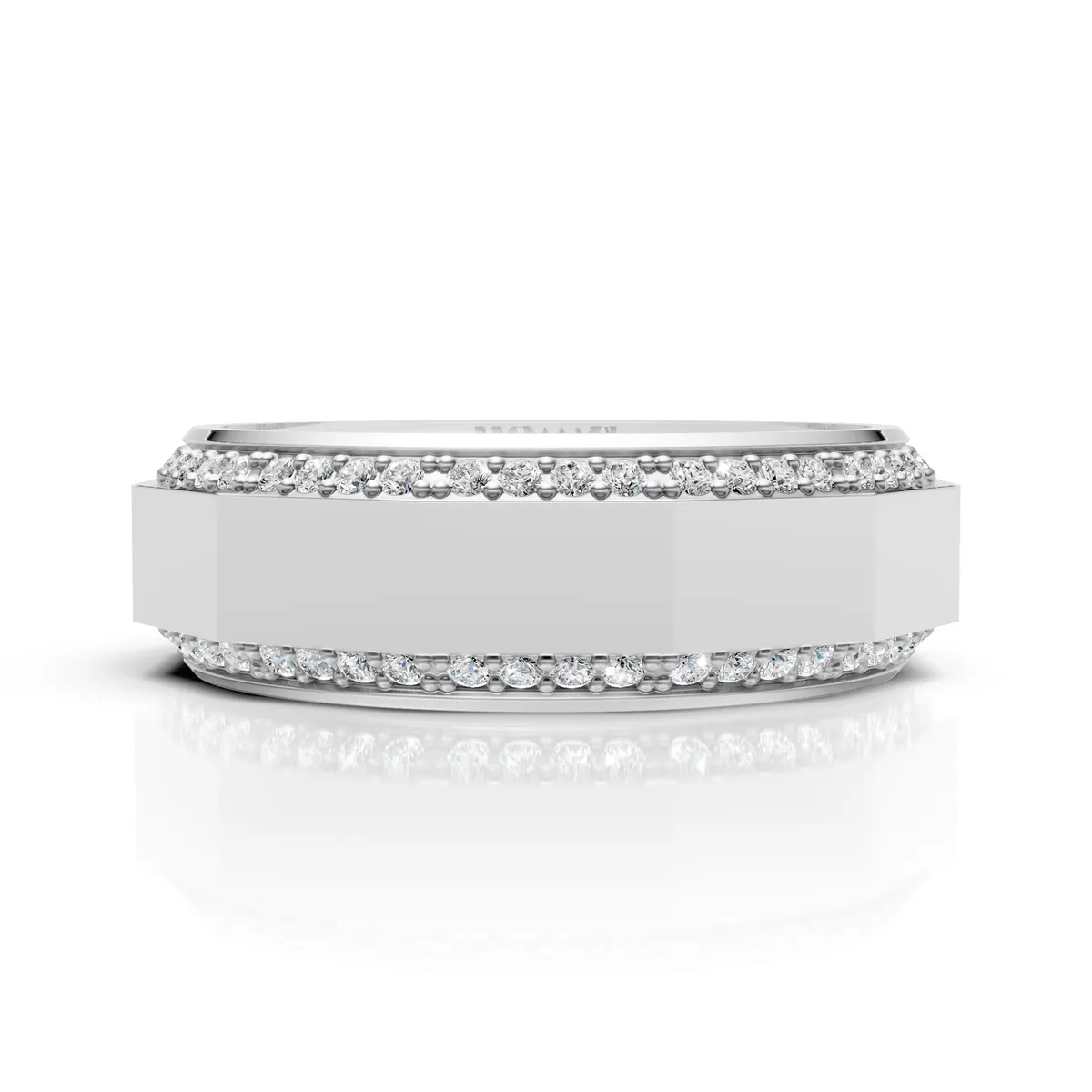 Modern Diamond Band Ring